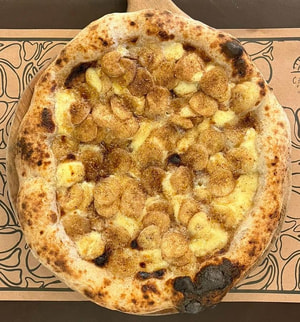 Pizza Banana com Canela