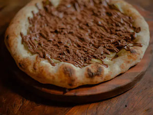 Pizza Chocolate com Banana